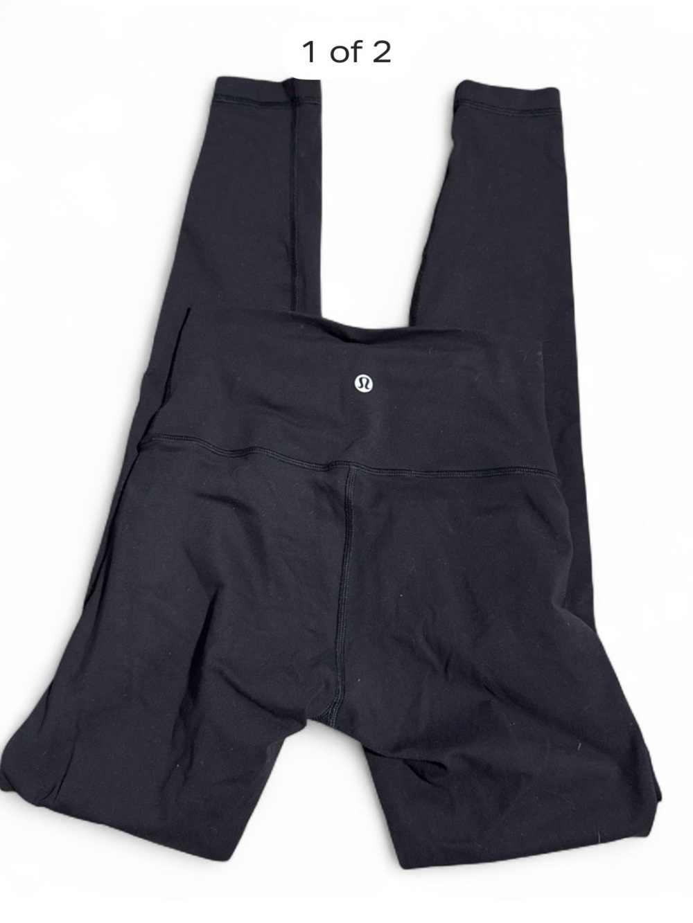 lululemon athletica Kids Black Leggings with Logo